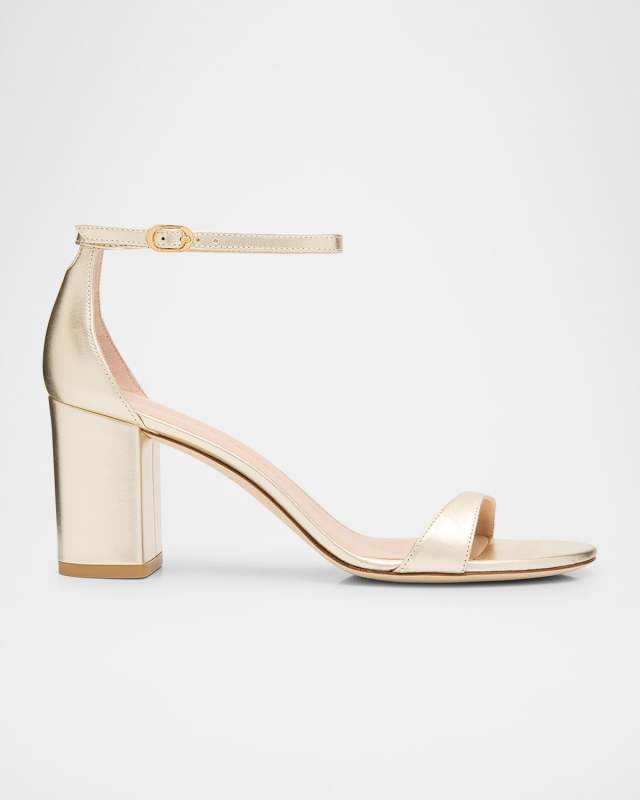 Nudist II Leather Ankle-Strap Sandals